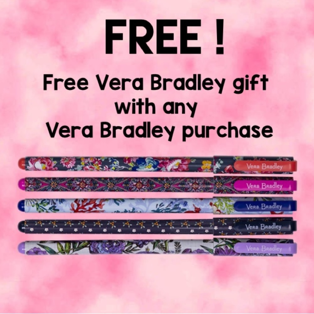 ! FREE ! Vera Bradley pen with purchase